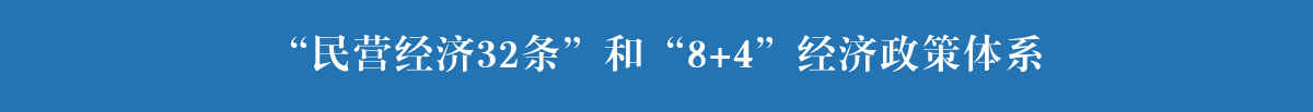 “民營經濟32條”和“8+4”經濟政策體系